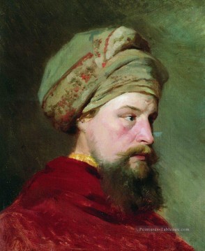 la tête sitter la deuxième moitié du XIXe siècle Ilya Repin Peinture à l'huile